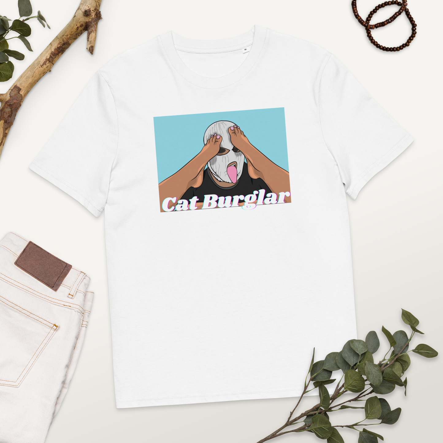 Cat Burglar Tee - Foot Fetish Approved